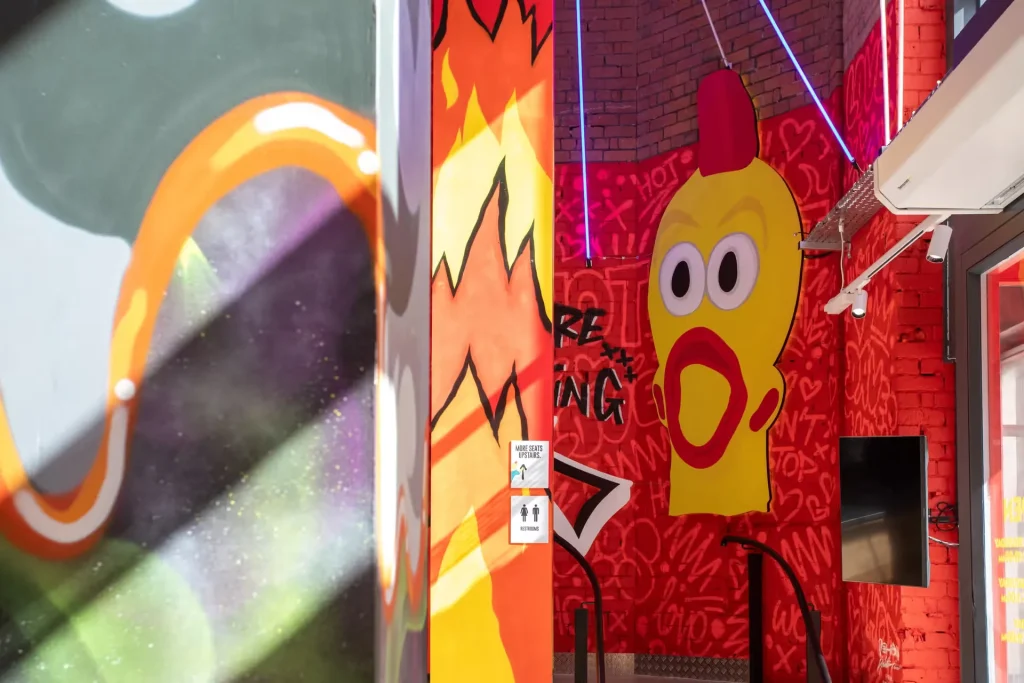 Explore the Dave’s Hot Chicken Menu – Fresh, Spicy, and Halal 40 Dave’s Hot Chicken Manchester Printworks Logo
