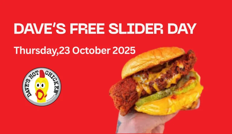Dave’s Hot Chicken Free Slider Day 1 Dave’s Hot Chicken Free Slider Day